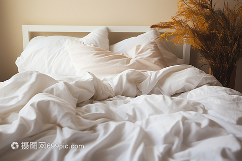 舒適與堅固的交響 白色床品與五金交電的現代家居哲學